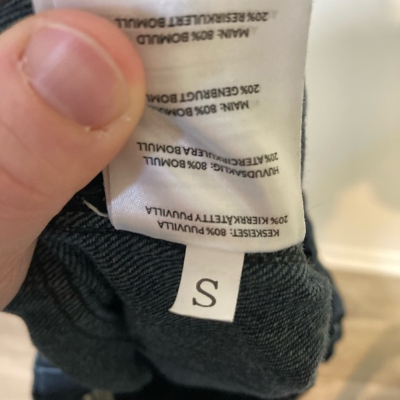 One Teaspoon Shabbies Dark Wash Distressed Drawstring Jeans Size Small - Picture 12 of 13